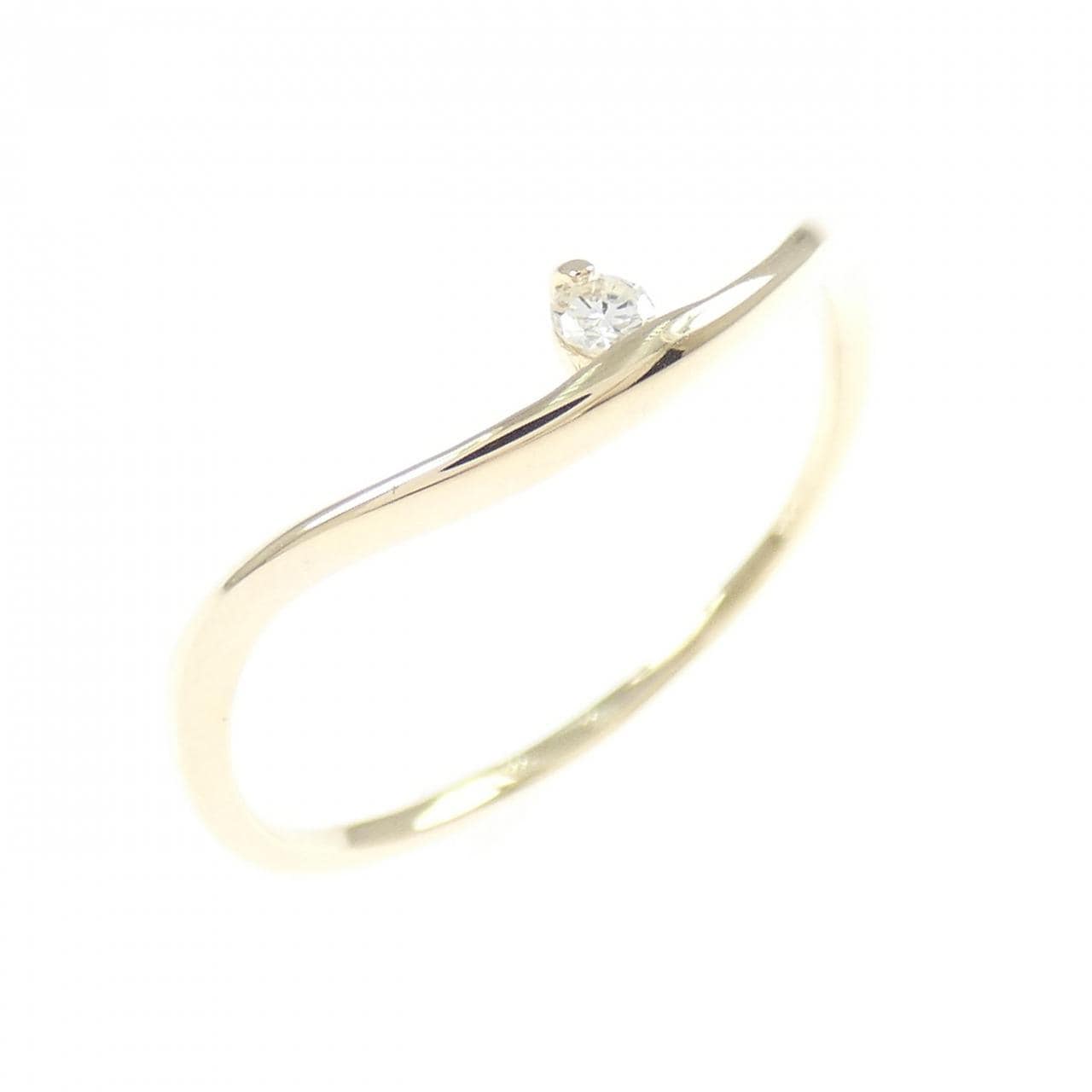 【リメイク】K10YG ダイヤモンド リング 0.03CT