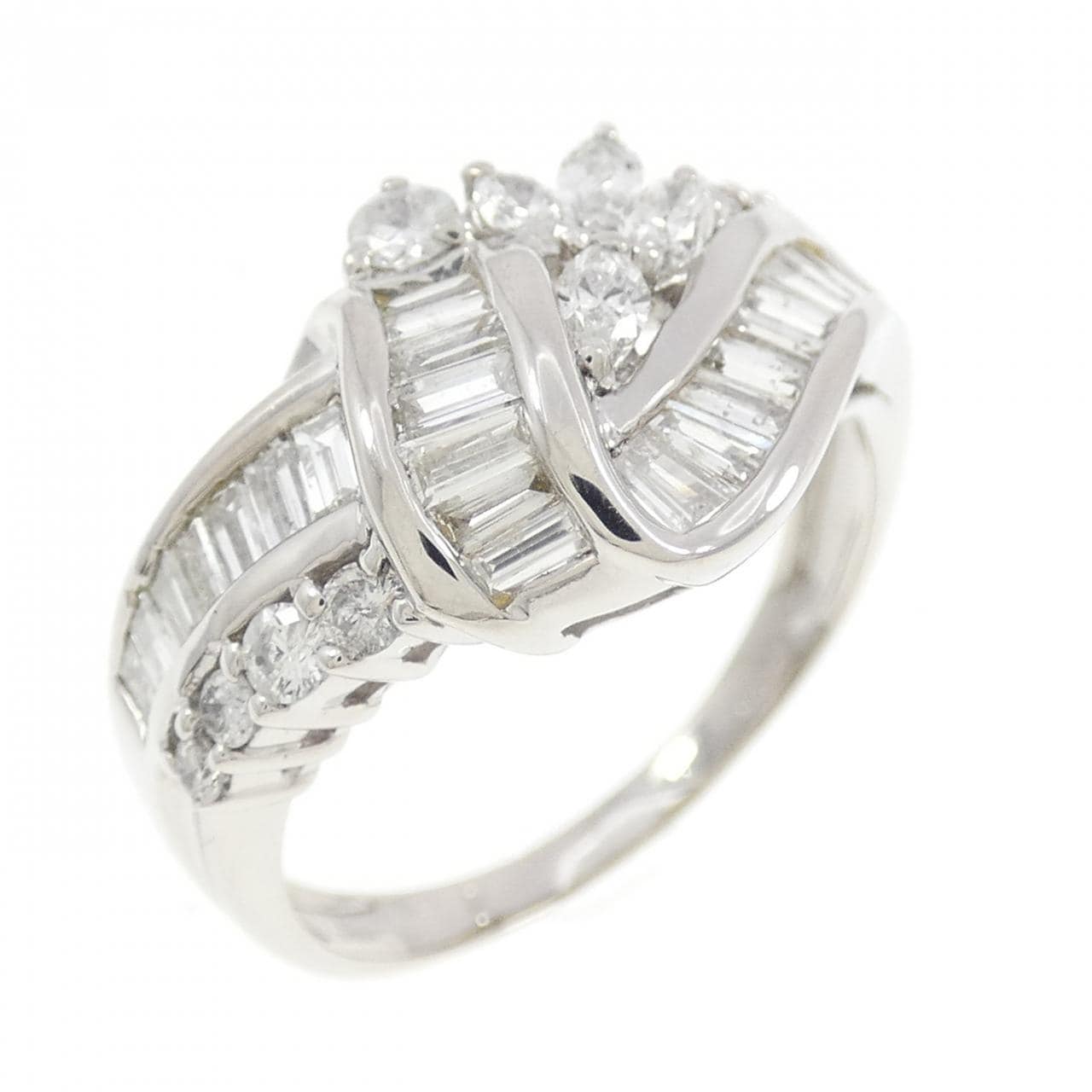 PT900 ダイヤモンド リング 1.12CT