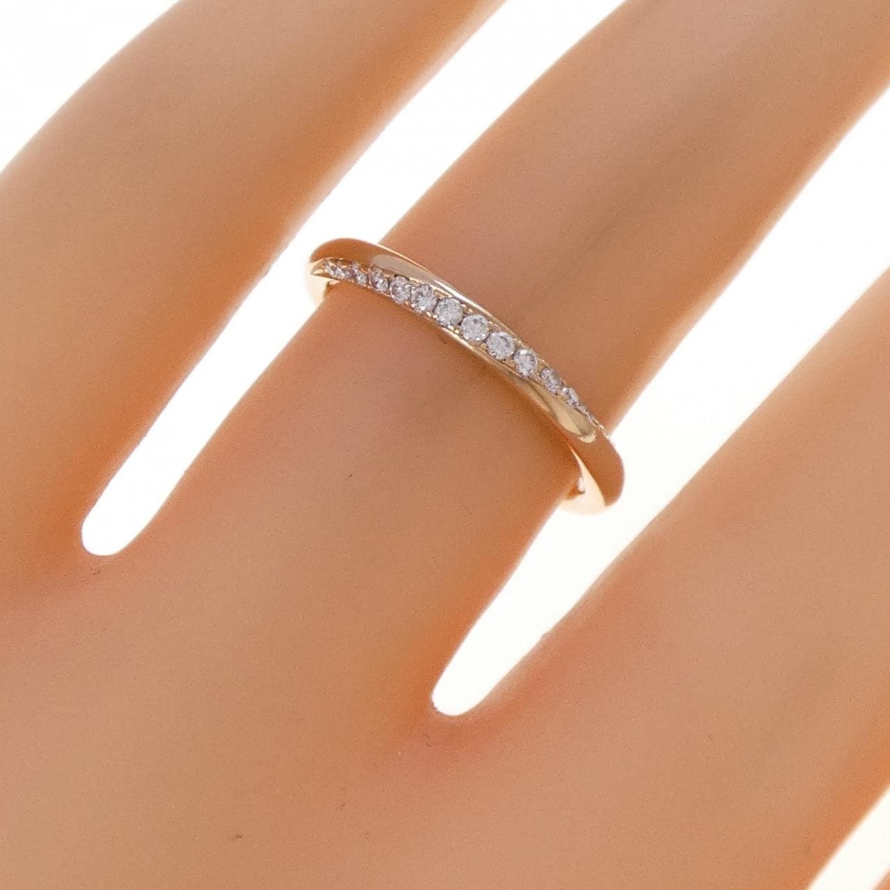 K18PG ダイヤモンド リング 0.08CT