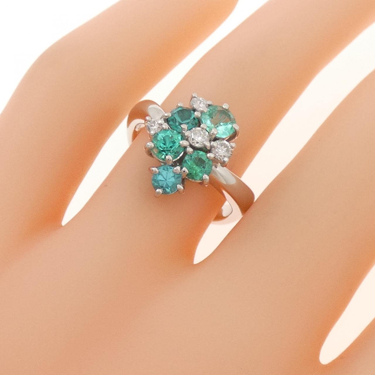 PT900 パライバトルマリン リング 1.03CT