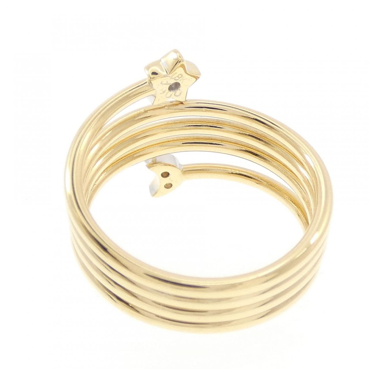 ポンテヴェキオ スター×ムーン ダイヤモンド リング 0.06CT