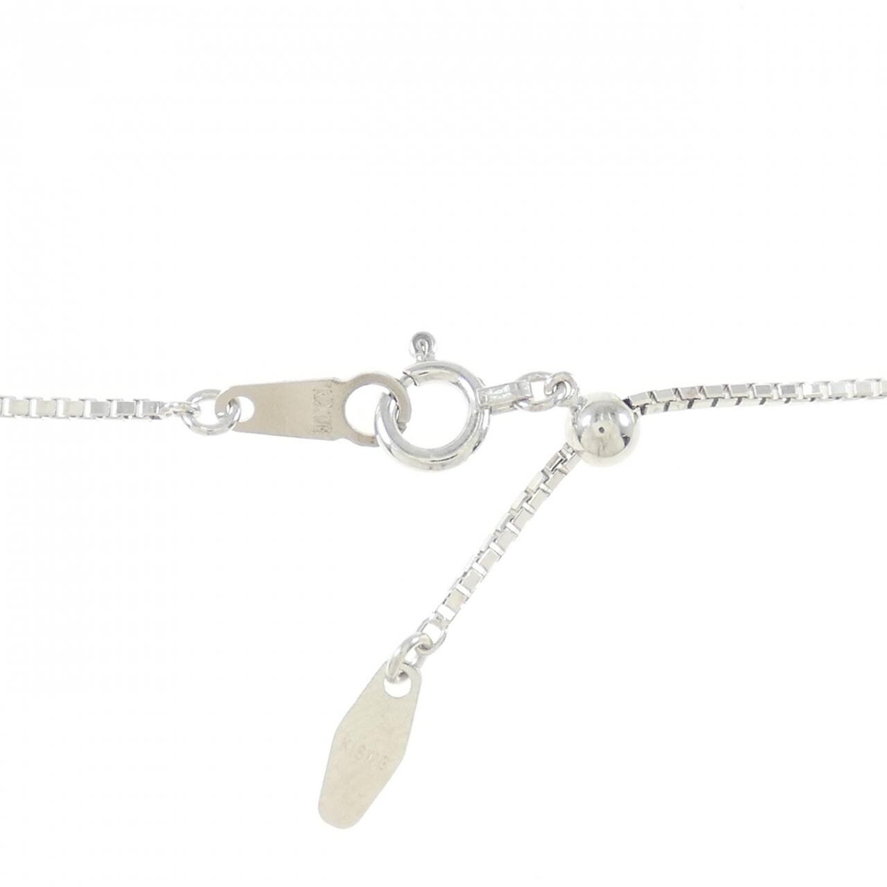 K18WG ダイヤモンド ネックレス 0.80CT