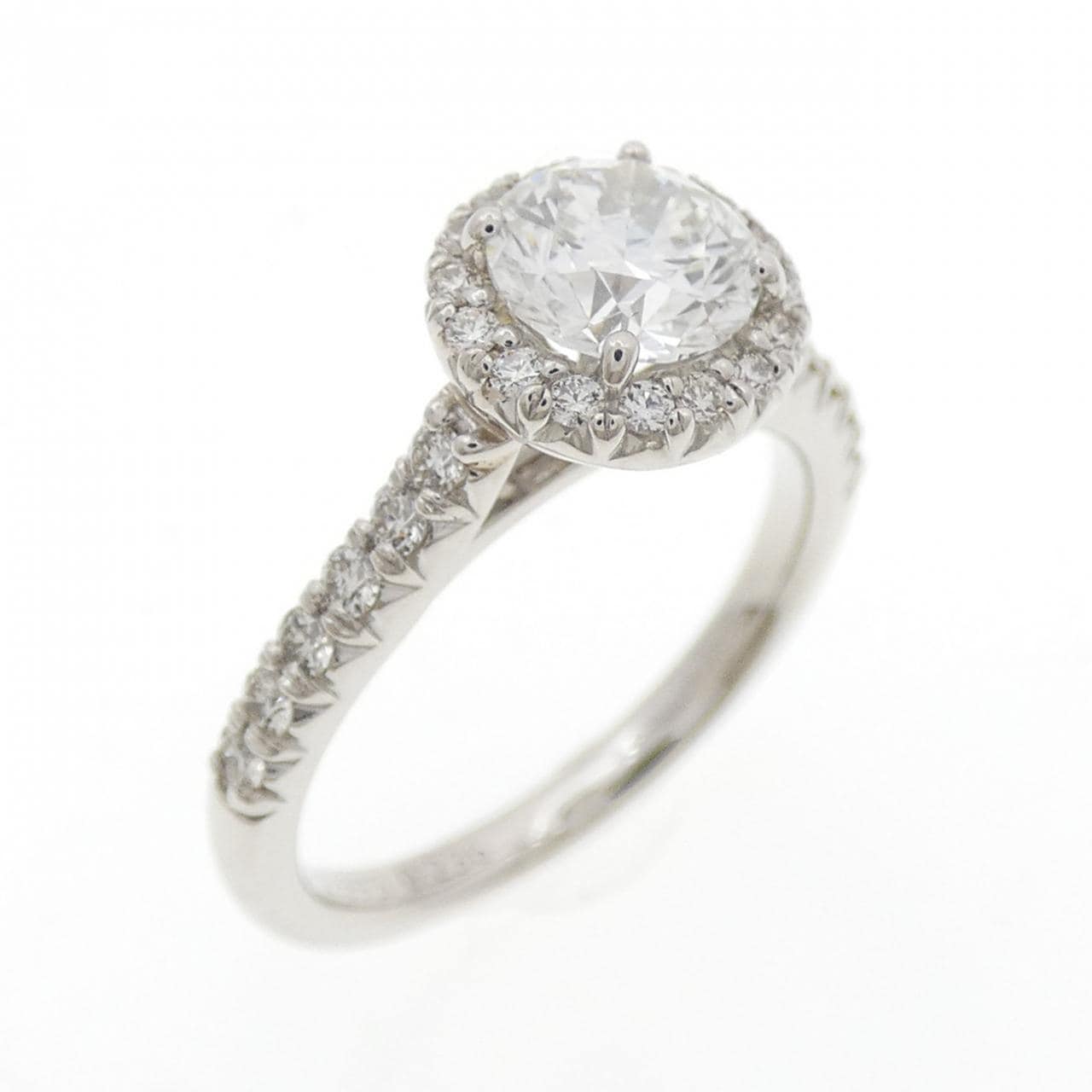 PT950 ダイヤモンド リング 0.693CT G VS1 3EXT H＆C