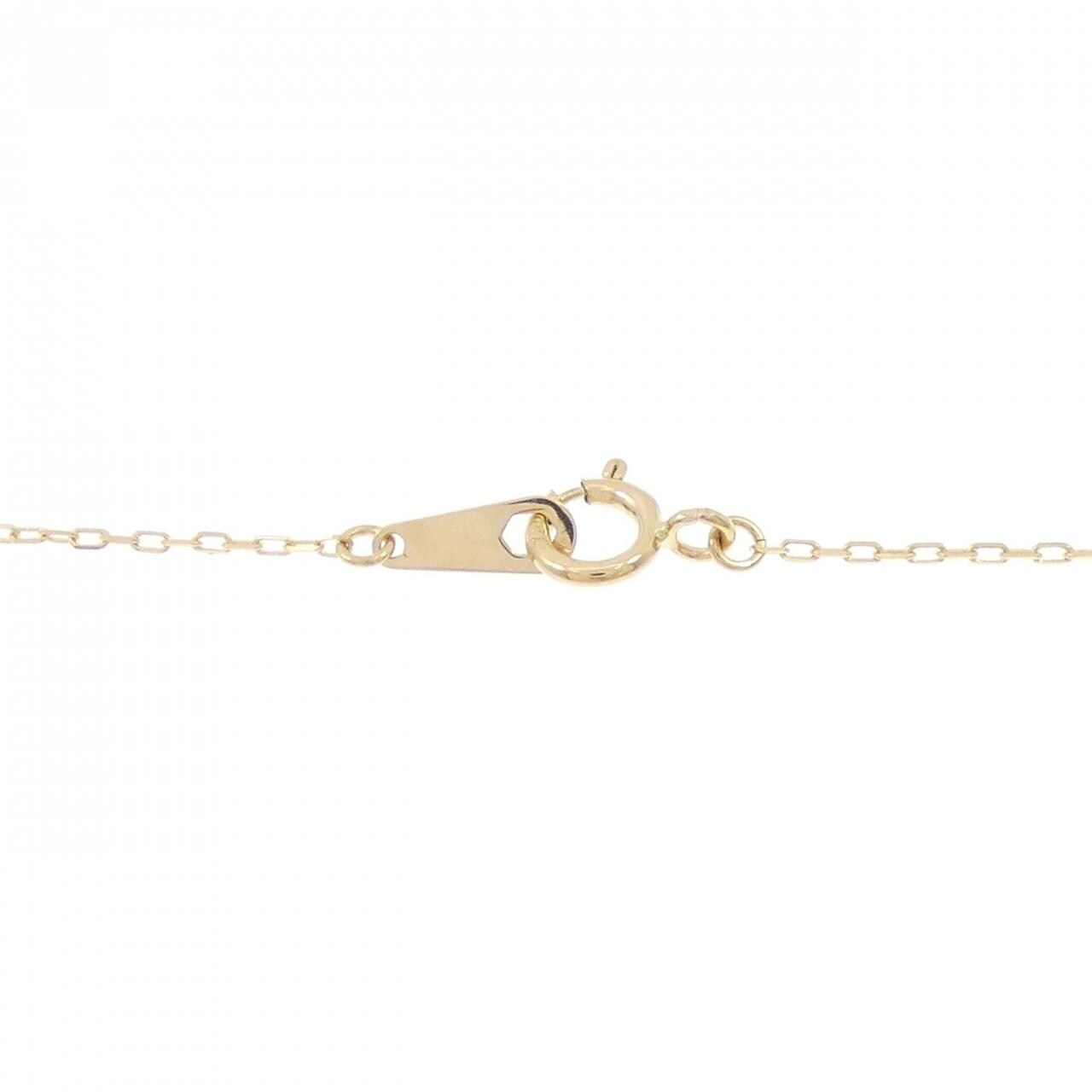 K18YG オンプ ダイヤモンド ネックレス 0.003CT