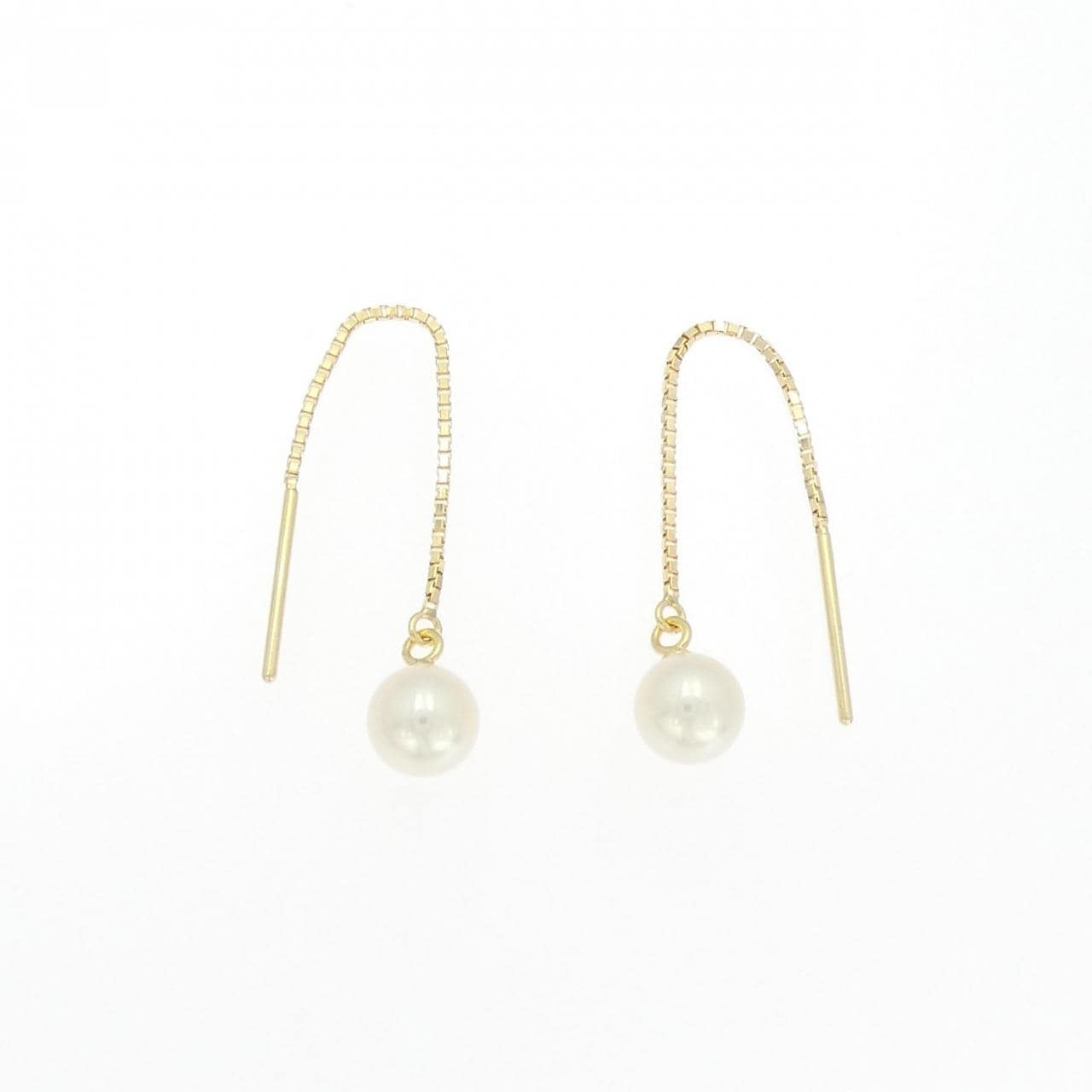 K18YG アコヤパール ピアス 5.5mm
