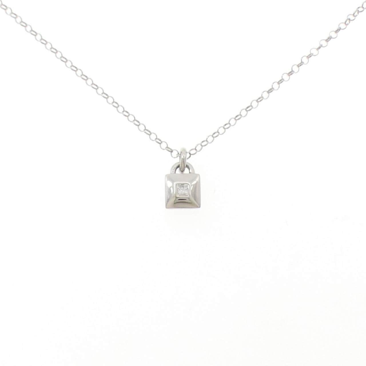 PT900/PT850 ダイヤモンド ネックレス 0.08CT