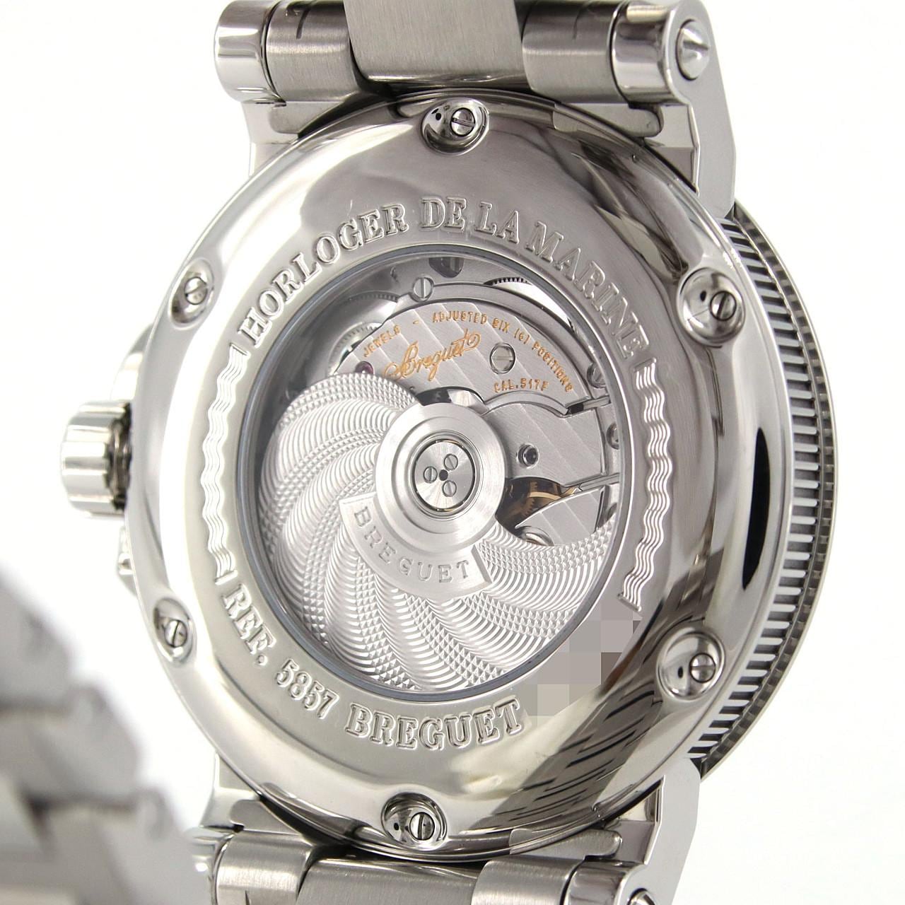 宝玑 Marine GMT 5857ST/12/SZ0 SS自动上弦