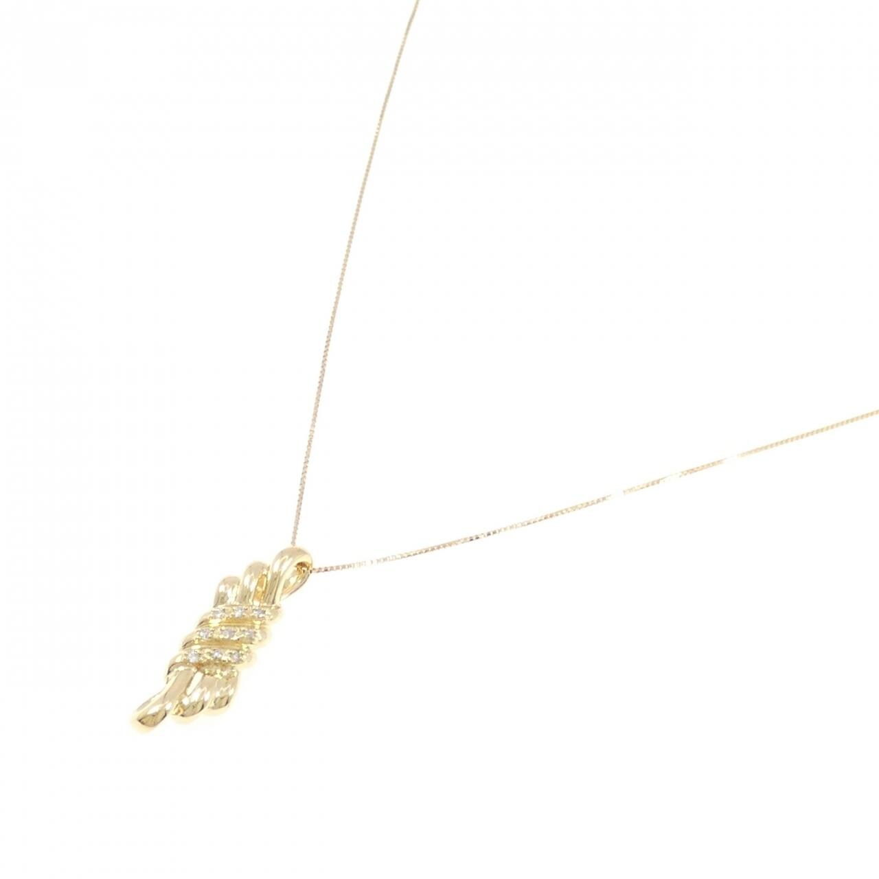 K18YG ダイヤモンド ネックレス 0.10CT