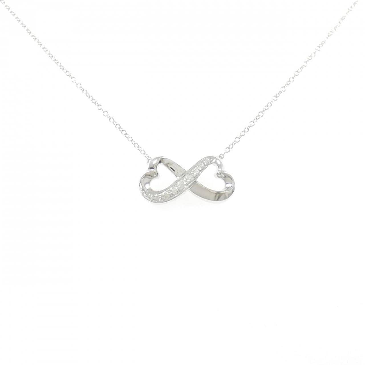 ティファニー ダブルラビングハート ネックレス