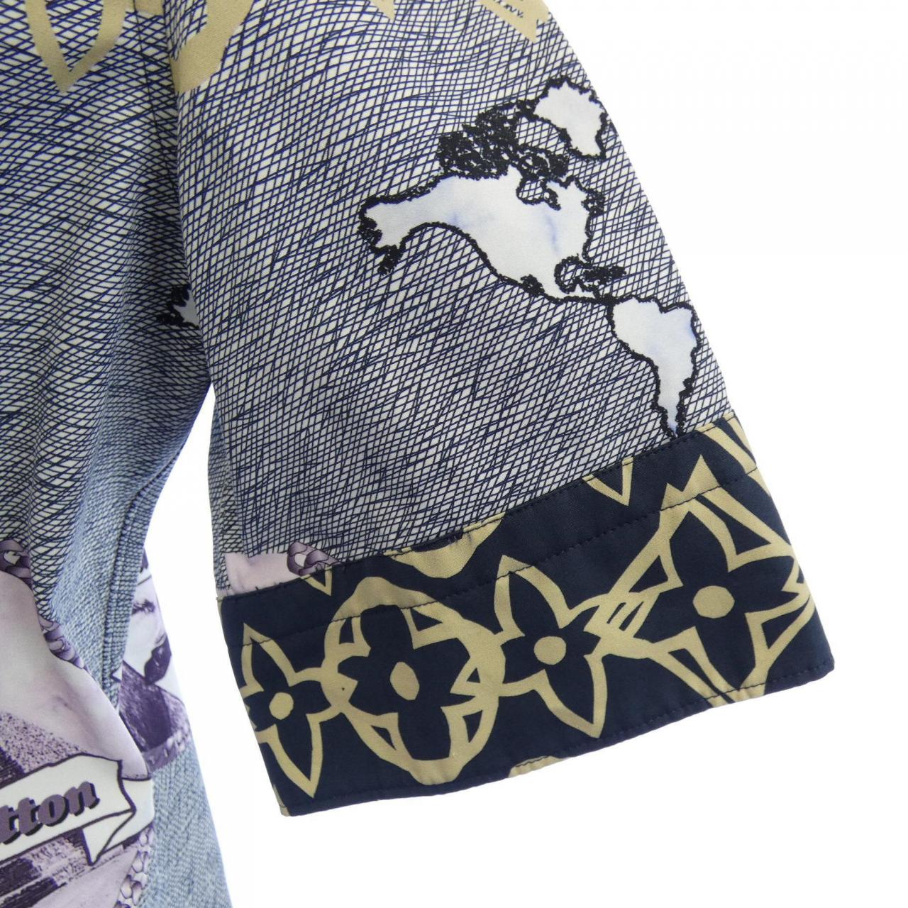 ルイヴィトン LOUIS VUITTON LVワックスショートスリーブシャツ HLS72WFS8 S/Sシャツ