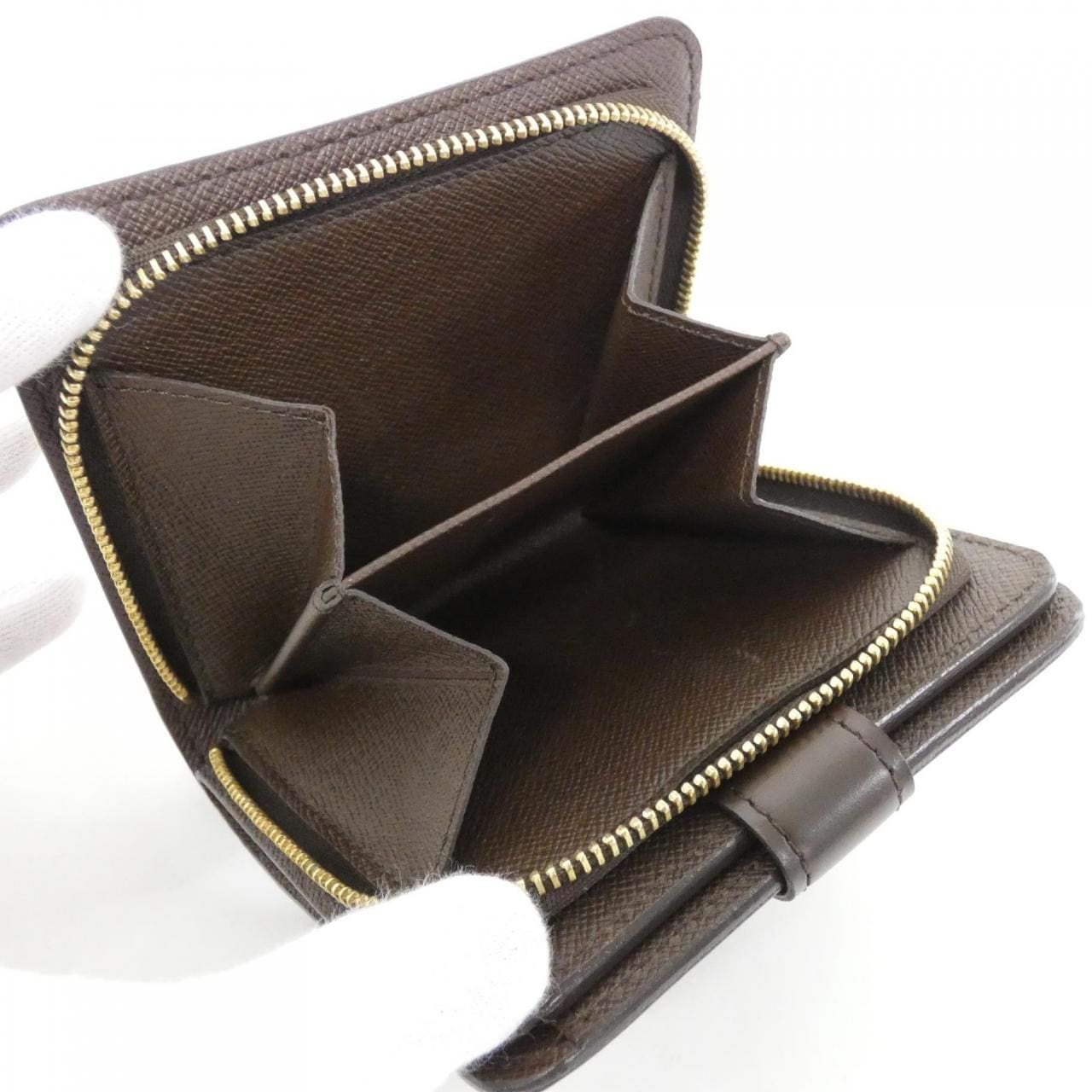 ルイヴィトン ダミエ コンパクト ジップ N61668 財布