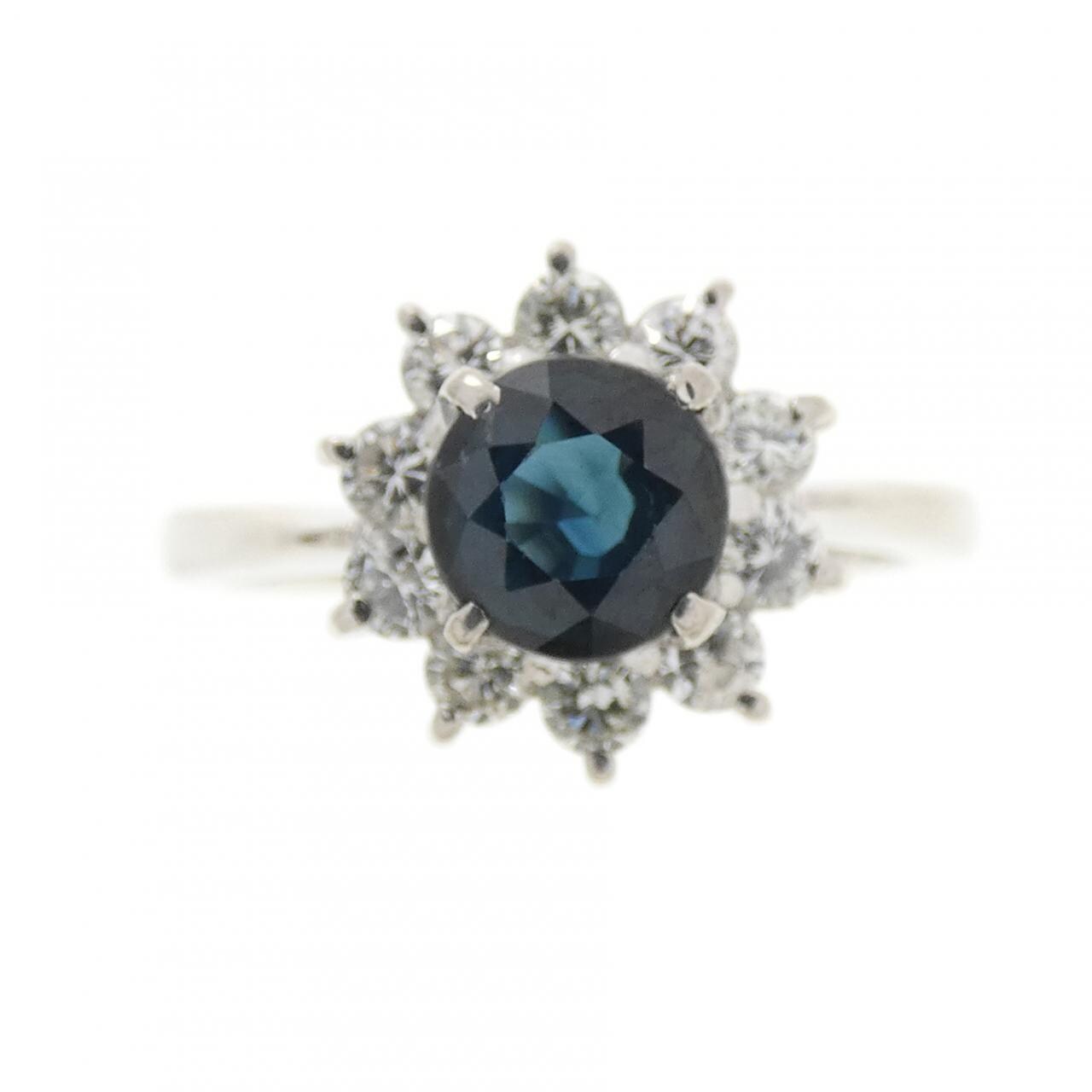 PT850 サファイヤ リング 0.83CT