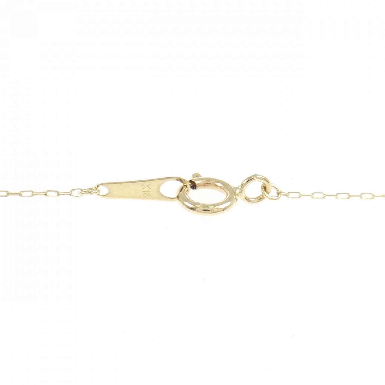 K18YG ダイヤモンド ネックレス 0.10CT