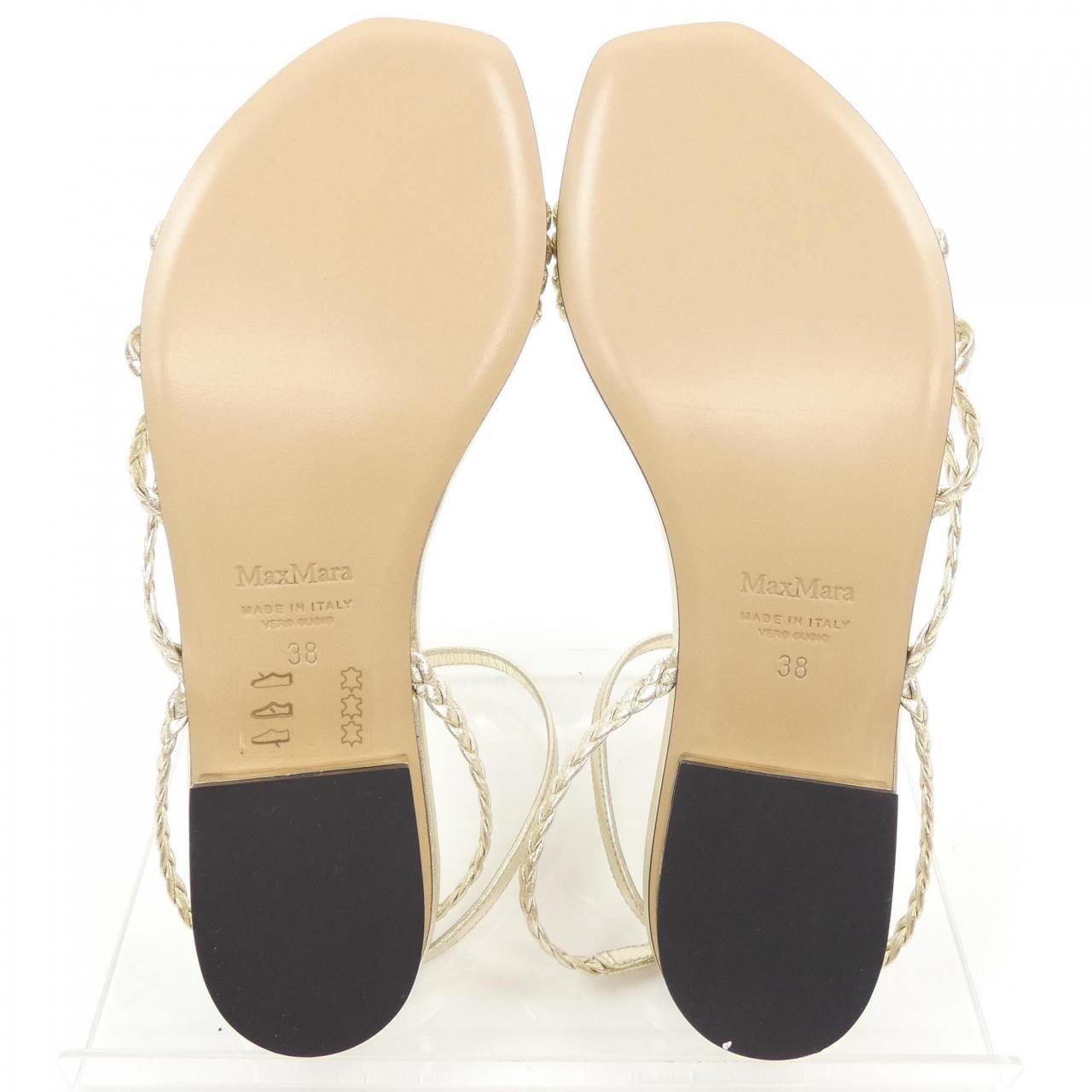 MaxMaraサンダル/37ハーフ/新品未使用 Max Mara(マックスマーラ) サンダル・ミュール(レディース