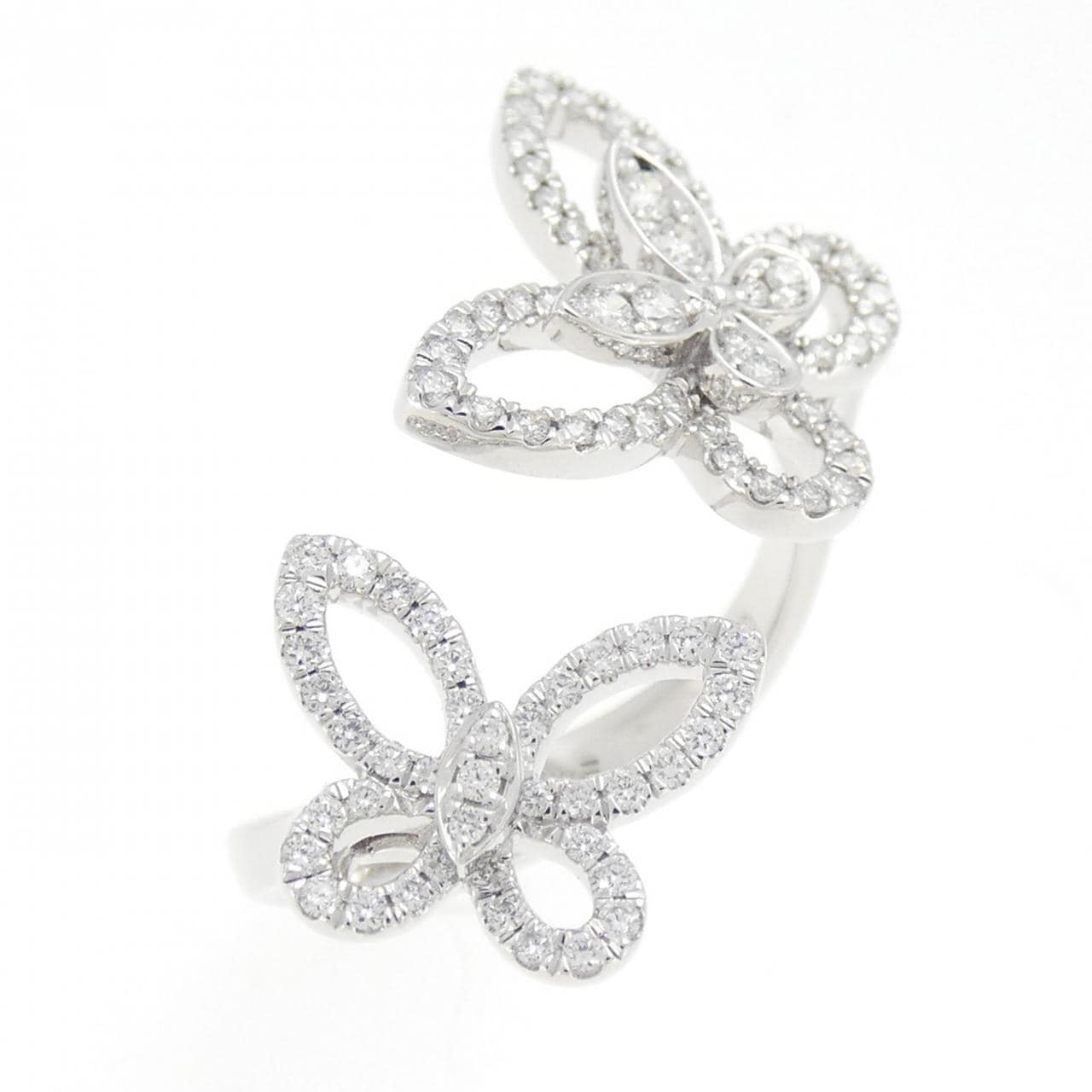 Graff Double Butterfly Silhouette Ring