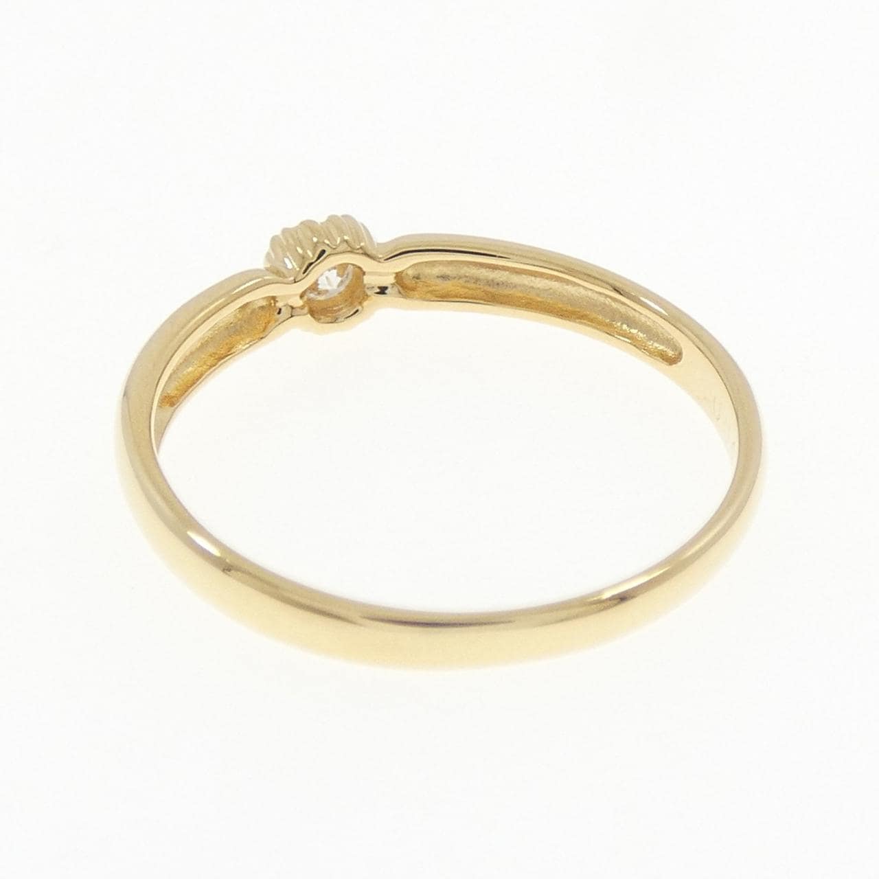 K18YG ダイヤモンド リング 0.09CT