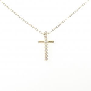 4゜C クロス ダイヤモンド ネックレス