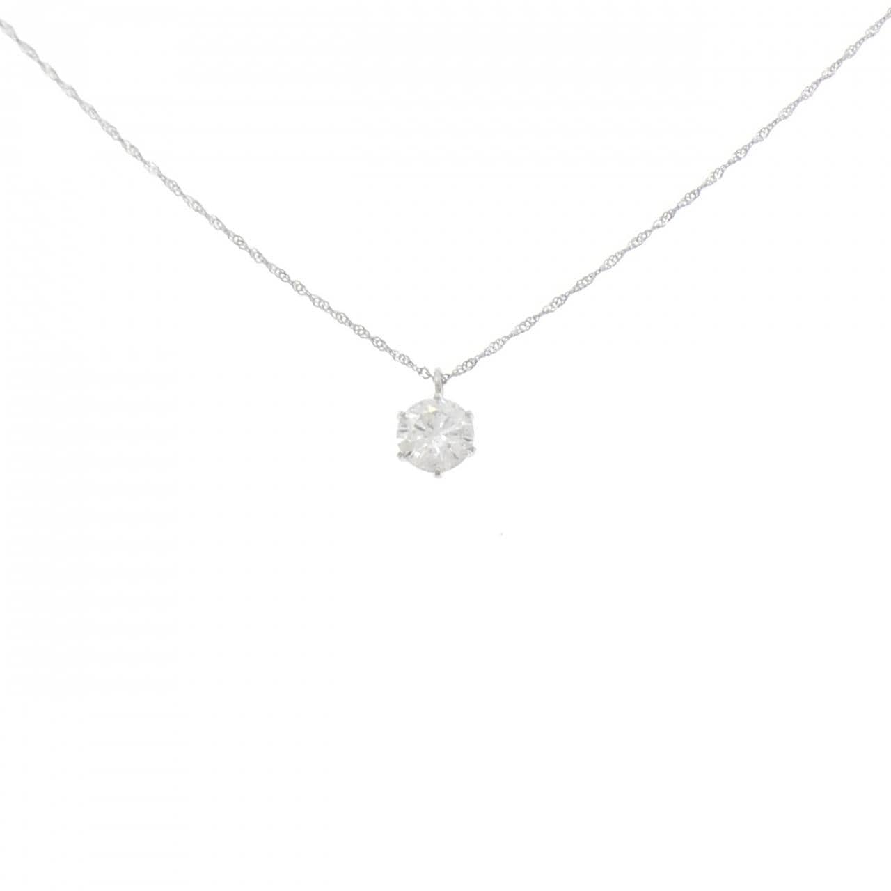 PT900/PT850 ソリティア ダイヤモンド ネックレス 0.501CT