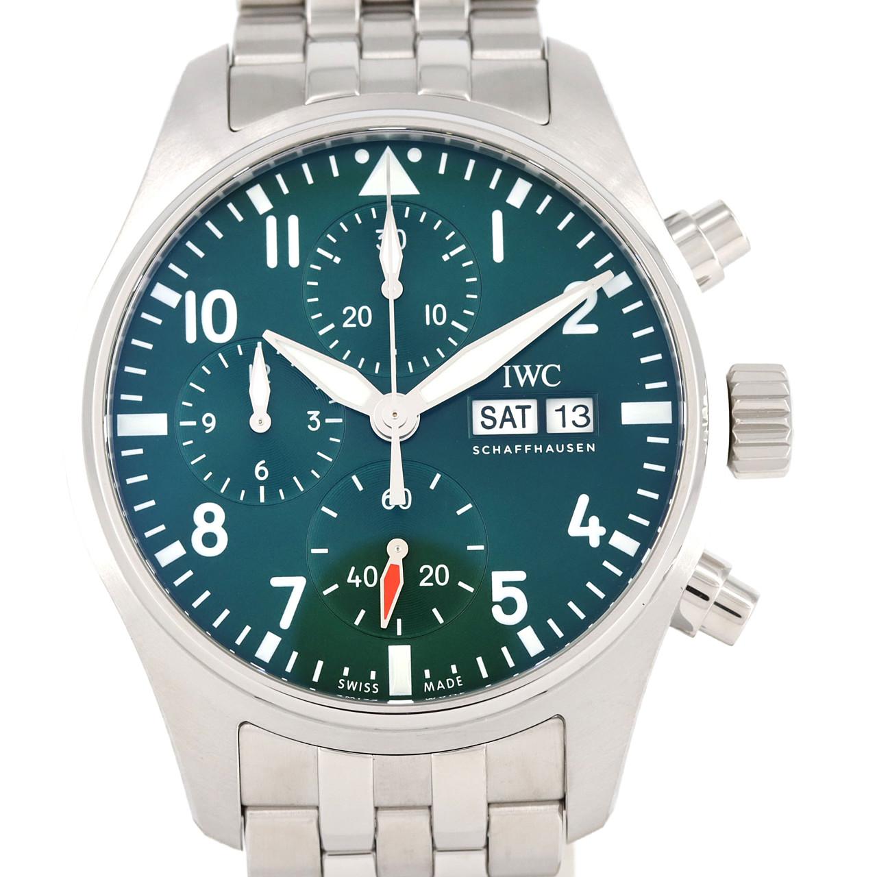 [新品] IWC PILOT腕錶 計時碼錶 IW388104 SS自動上弦