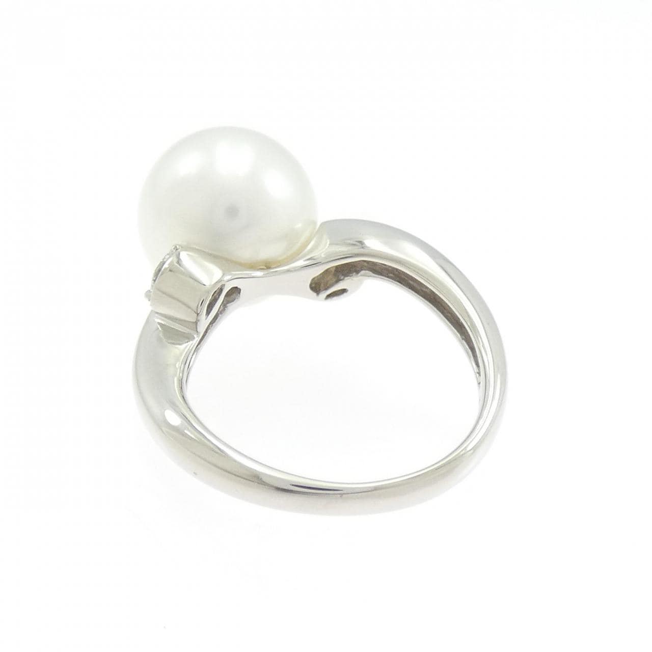 PT900 白蝶パール リング 11.6mm