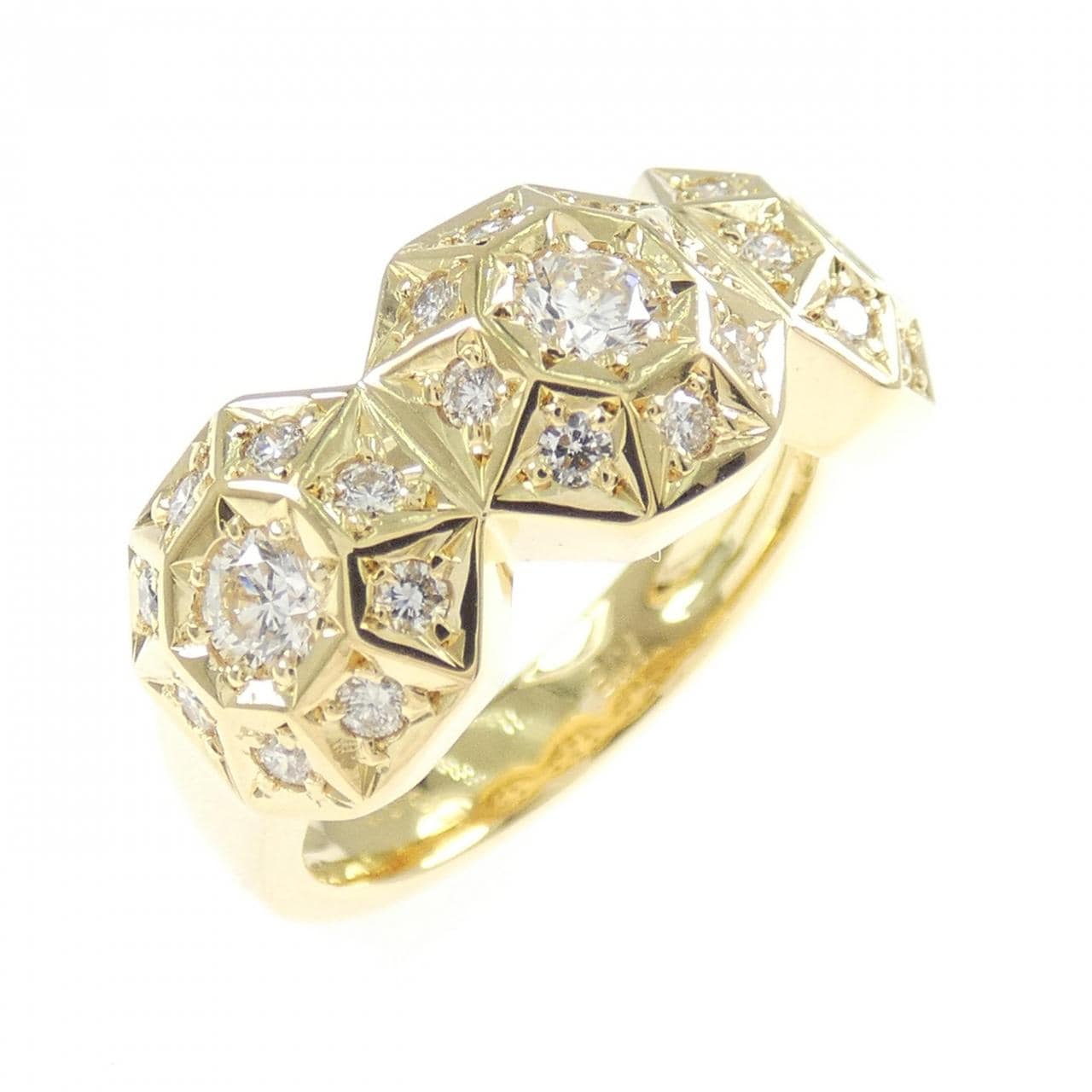 K18YG ダイヤモンド リング 0.63CT