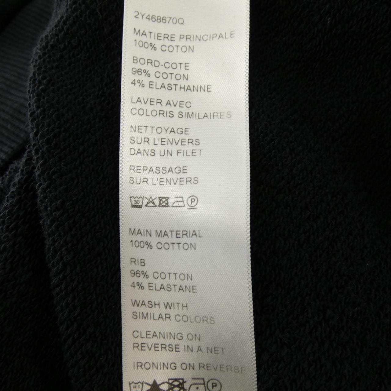 セリーヌ CELINE CELINE ルーズ フーディー / コットンフリース 2Y468670Q パーカー