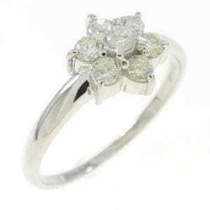 PT フラワー ダイヤモンド リング 0.32CT