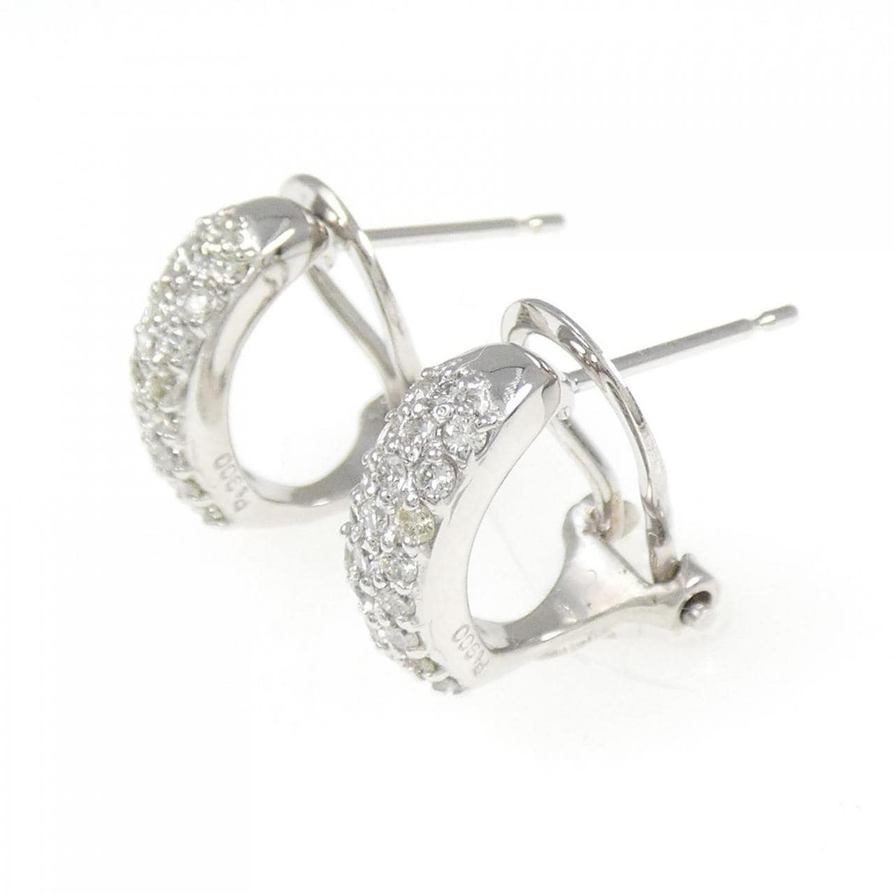 PT pave Diamond earrings 0.50CT