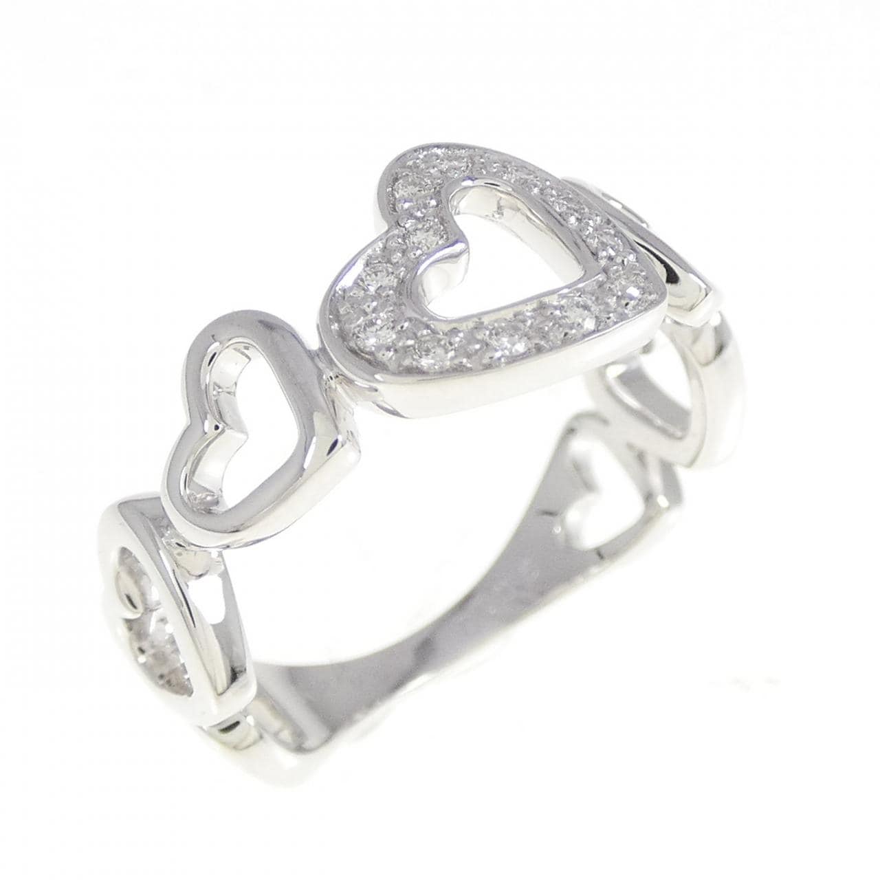PONTE VECCHIO心形钻石戒指 0.06CT