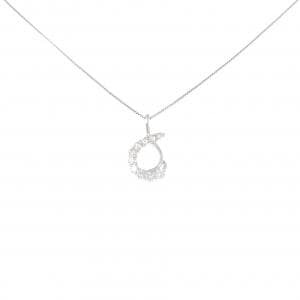 K18WG ダイヤモンド ネックレス 0.50CT