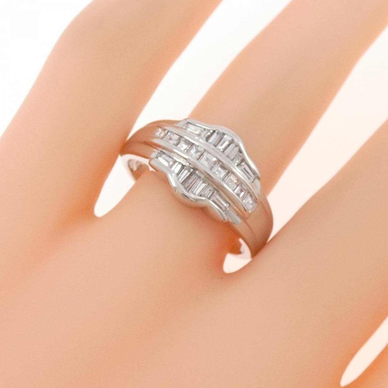 PT900 ダイヤモンド リング 0.50CT