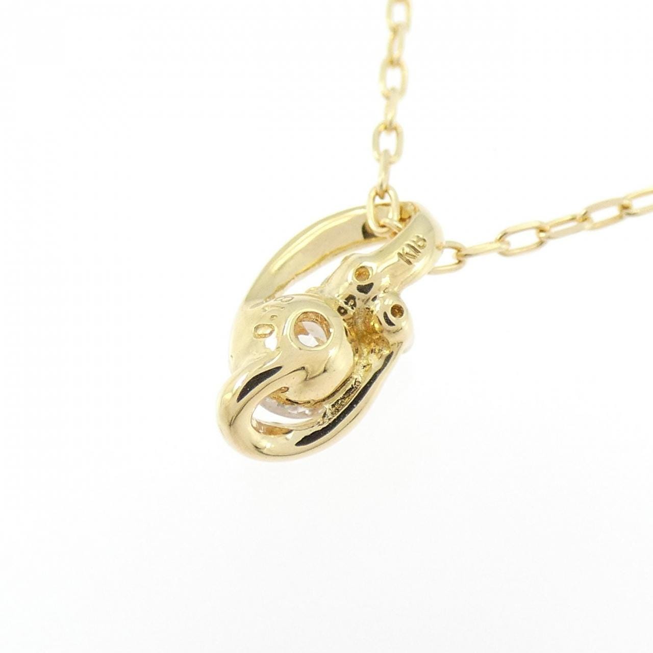 K18YG ダイヤモンド ネックレス 0.18CT