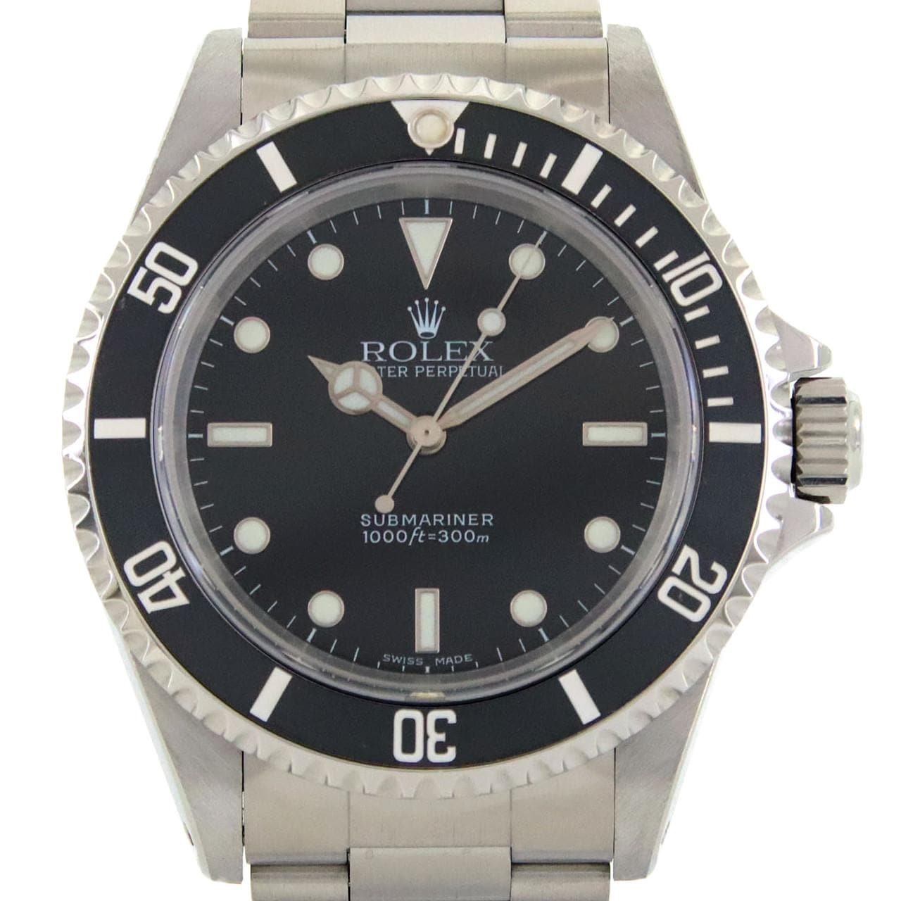 ロレックス サブマリーナーノンデイト 14060M. SS 自動巻 Y番