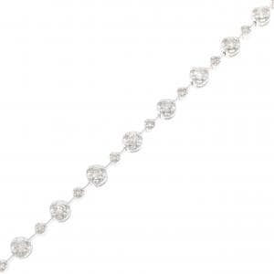 K18WG ダイヤモンド ブレスレット 0.85CT