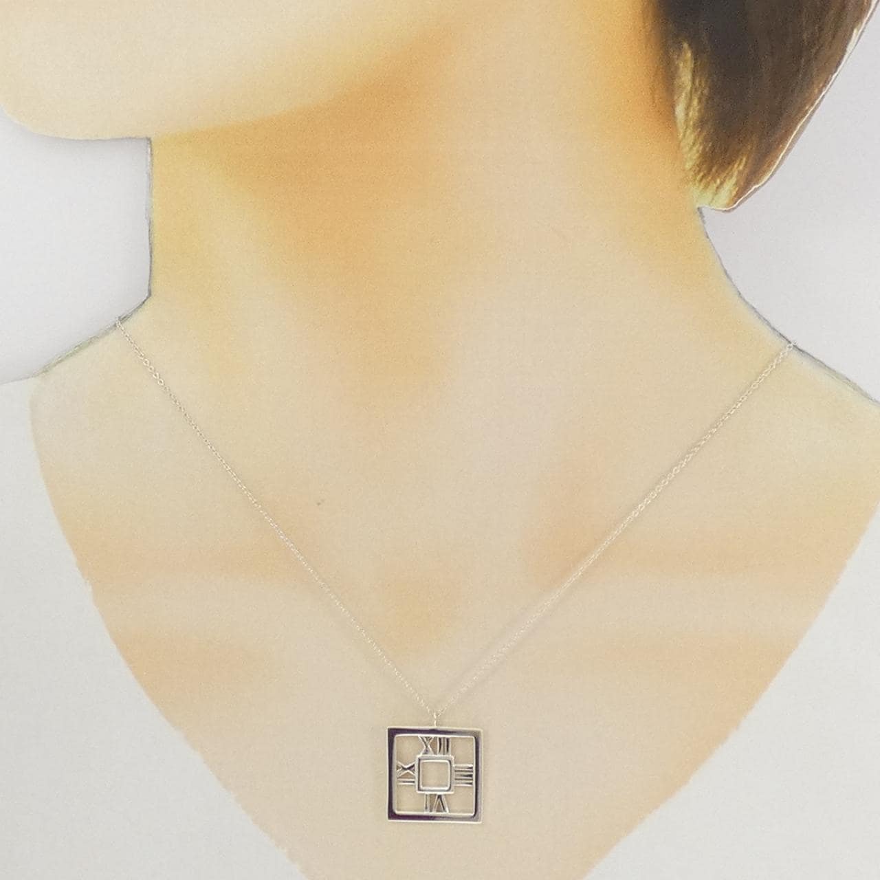 ティファニー アトラス スクウェア ネックレス