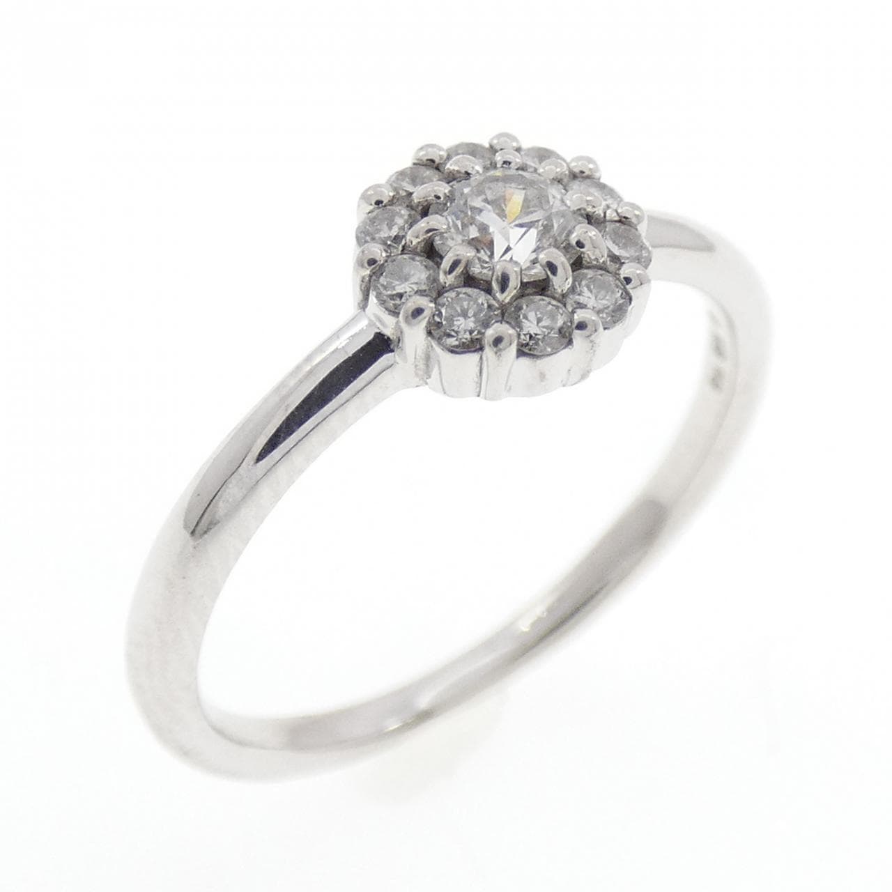 K18WG ダイヤモンド リング 0.23CT