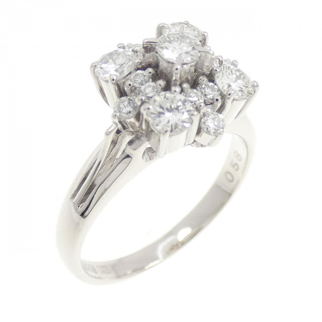 PT900 ダイヤモンド リング 0.58CT