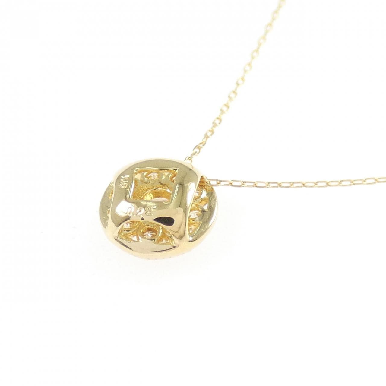 K18YG ダイヤモンド ネックレス 0.22CT