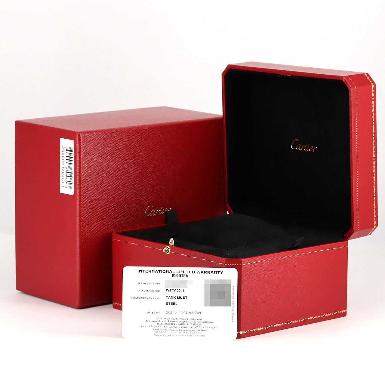 カルティエ タンクマストLM WSTA0041 SS クォーツ