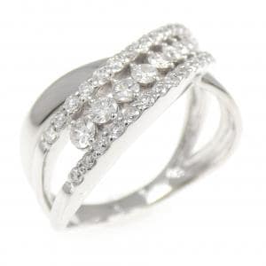 K18WG ダイヤモンド リング 0.50CT