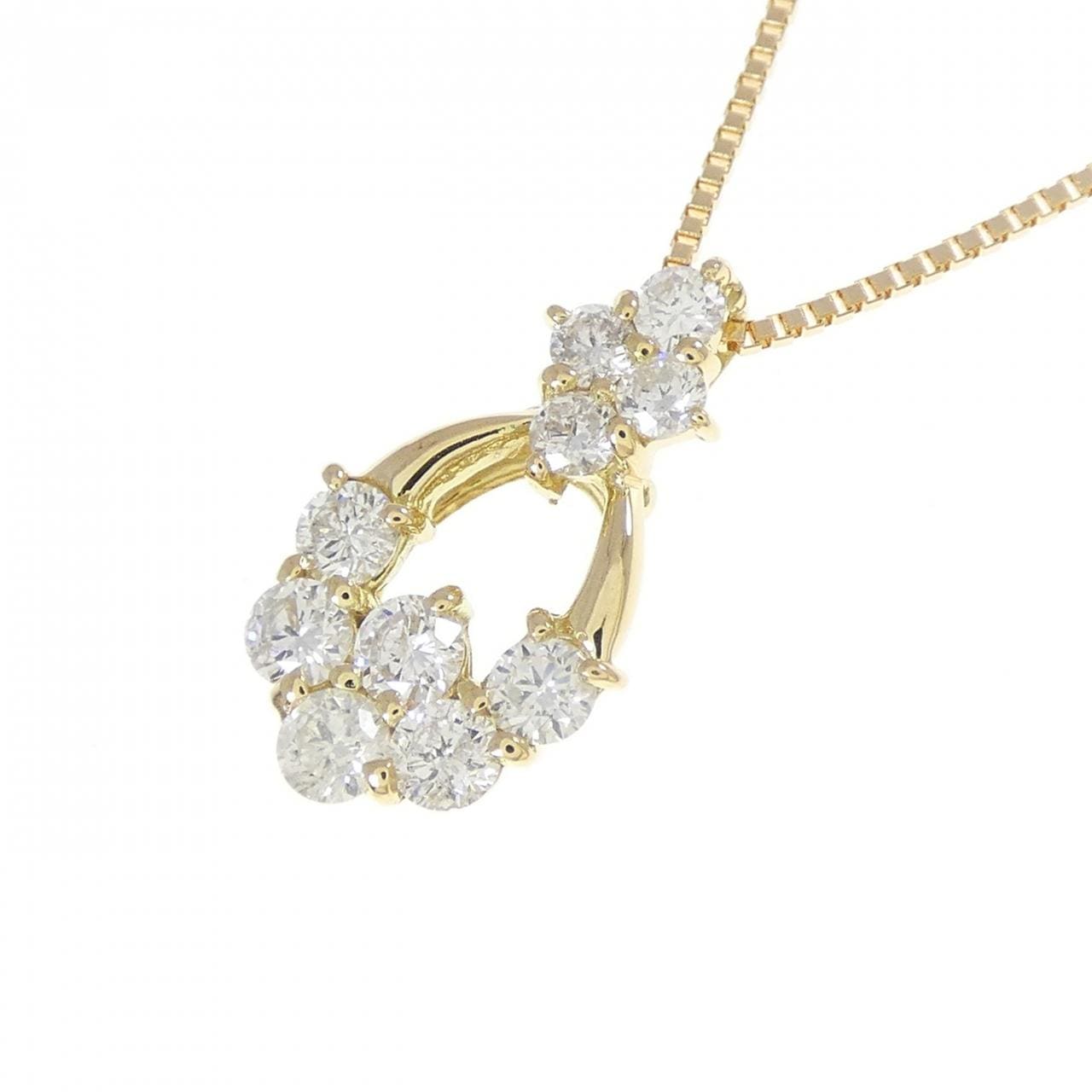 K18YG ダイヤモンド ネックレス 0.50CT