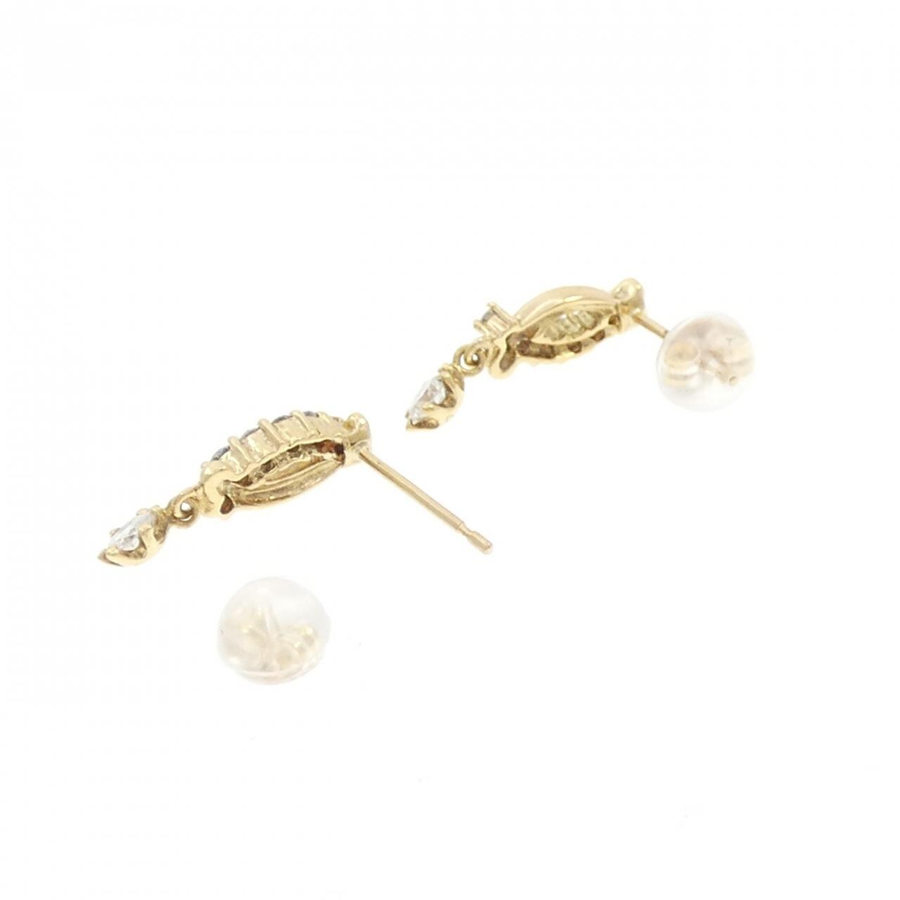 K18YG ダイヤモンド ピアス 0.38CT