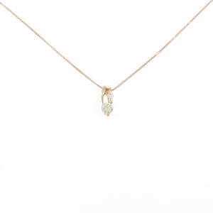 K18PG ダイヤモンド ネックレス 0.18CT