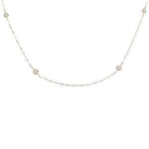 K18YG ダイヤモンド ネックレス 0.14CT