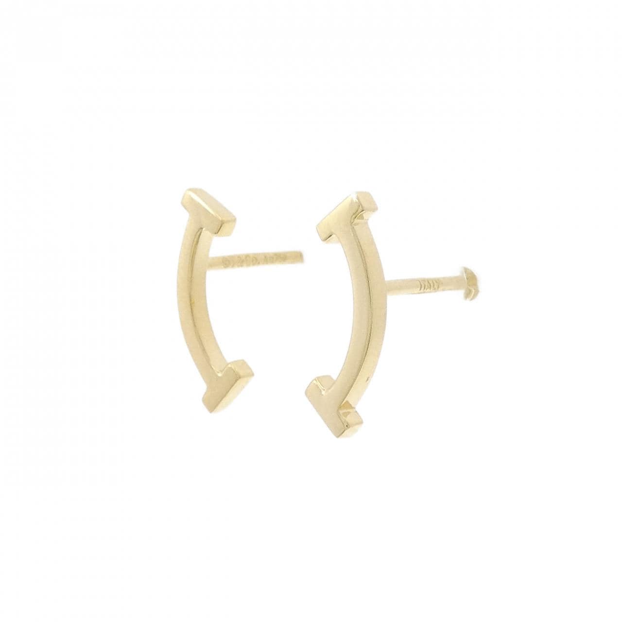 ティファニー Tスマイル ピアス