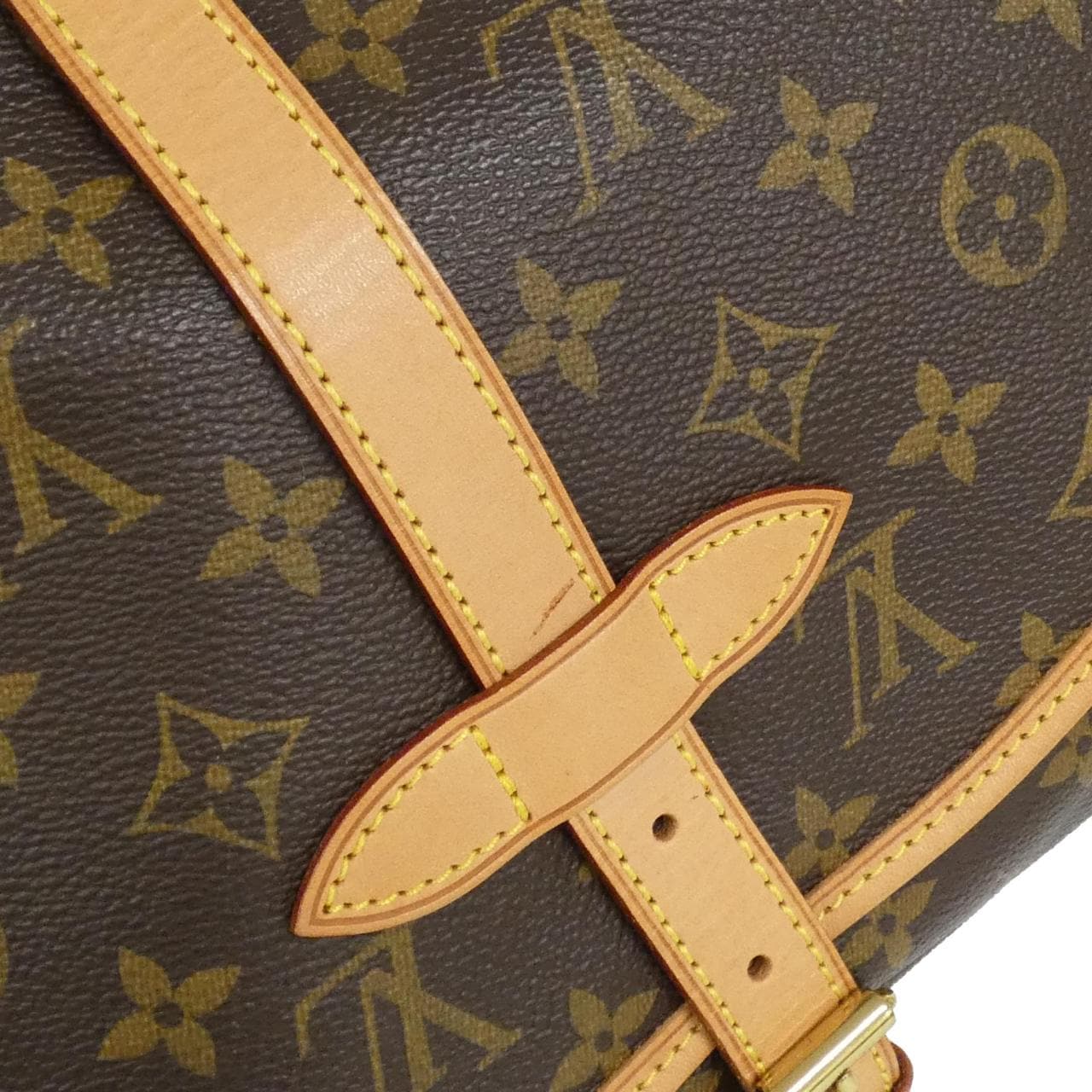 ルイヴィトン モノグラム ソミュール 30cm M42256 ショルダーバッグ