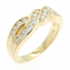 K18YG ダイヤモンド リング 0.45CT