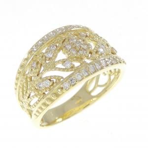 K18YG ダイヤモンド リング 0.33CT