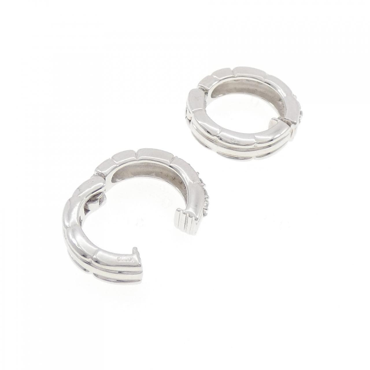 K18WG ダイヤモンド イヤリング 0.28CT