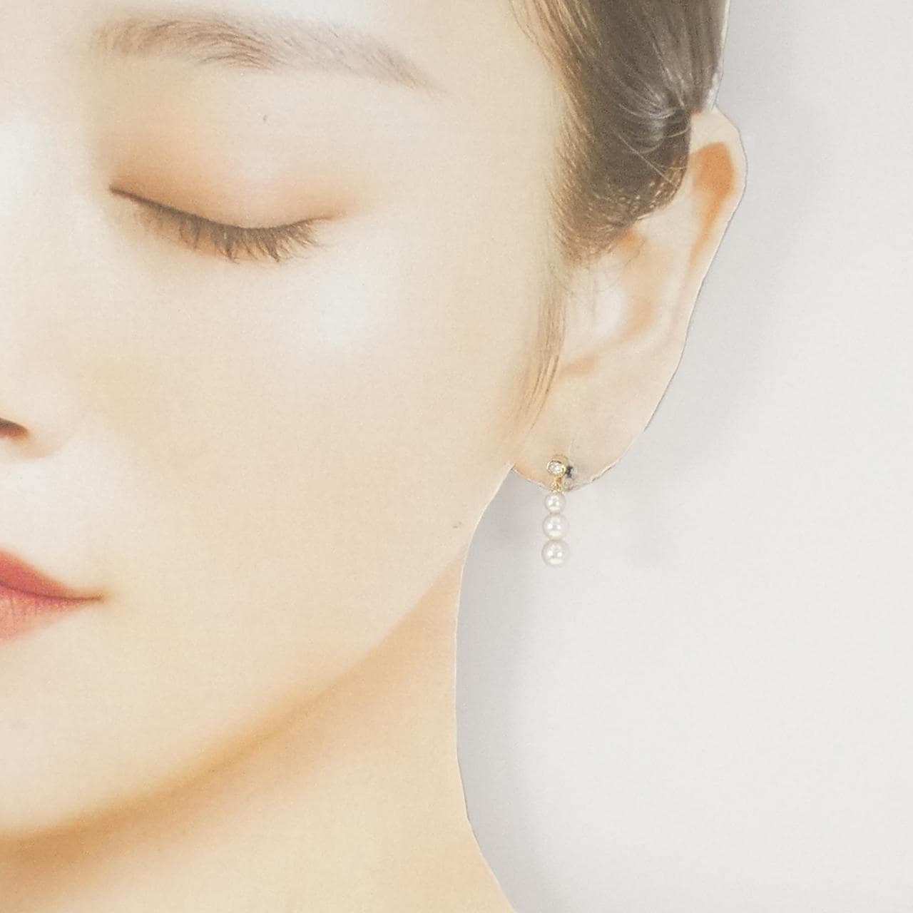 K18YG アコヤパール イヤリング